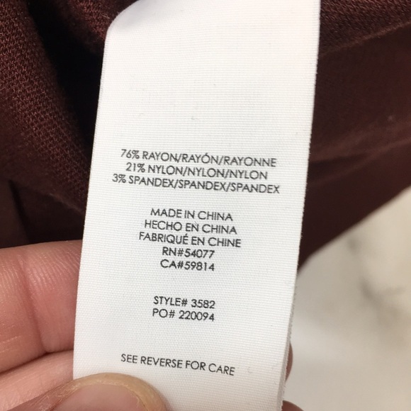 CAbi Burgundy Currant Boss Pencil Skirt Womens 10 Fall 2018 - Picture 10 of 12